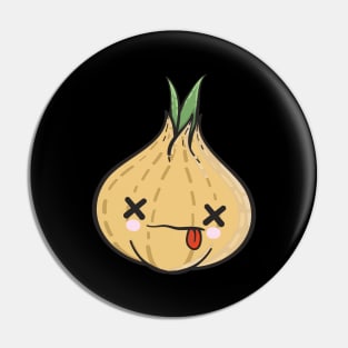 Funny Dead Onion Pin