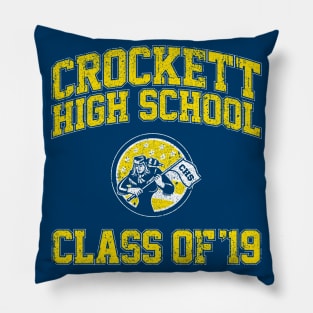 Crockett High School Class of 19 (Booksmart) Pillow