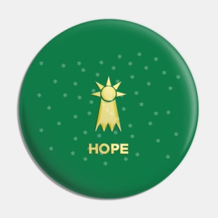 Crest of Hope Christmas Pin