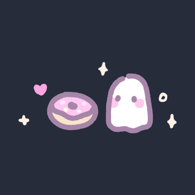 Ghostie & Donut by Jellygeist