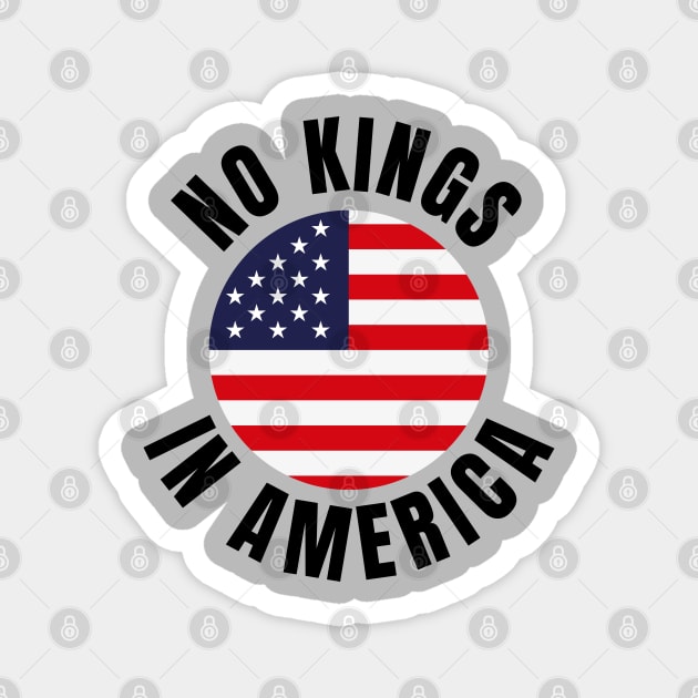 No-Kings Magnet by Creatifly Graphic Tees