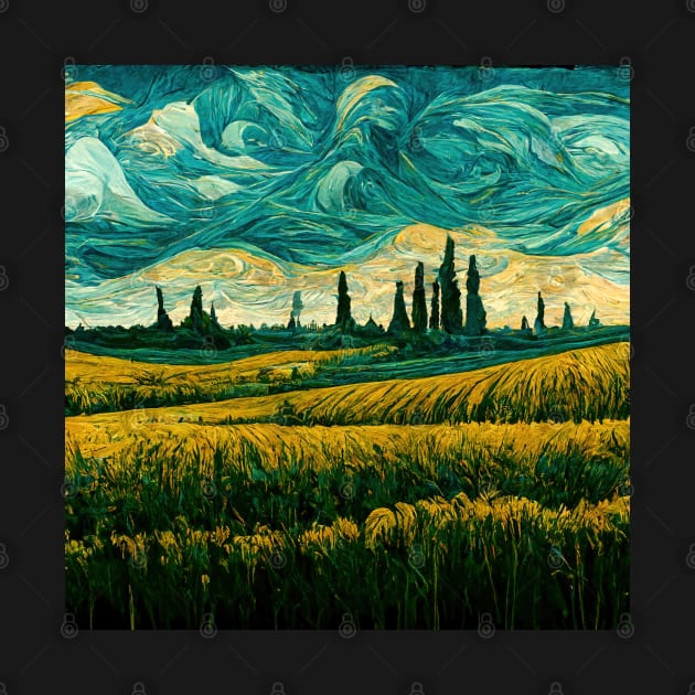 Illustrations inspired by Vincent van Gogh by VISIONARTIST