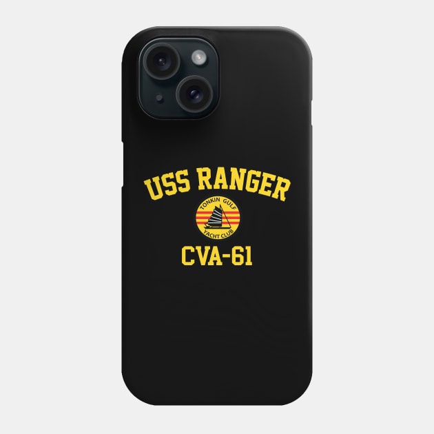 USS Ranger CVA-61 Tonkin Gulf Yacht Club Phone Case by Tonkin Gulf Yacht Club