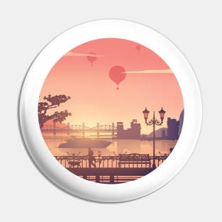 Sunrise city Pin