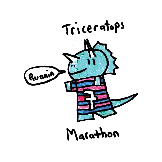 The Marathon Triceratops by roelworks