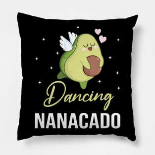 Avocado Dove Flying Happy Day To Me Dancing Nanacado Grandma Pillow