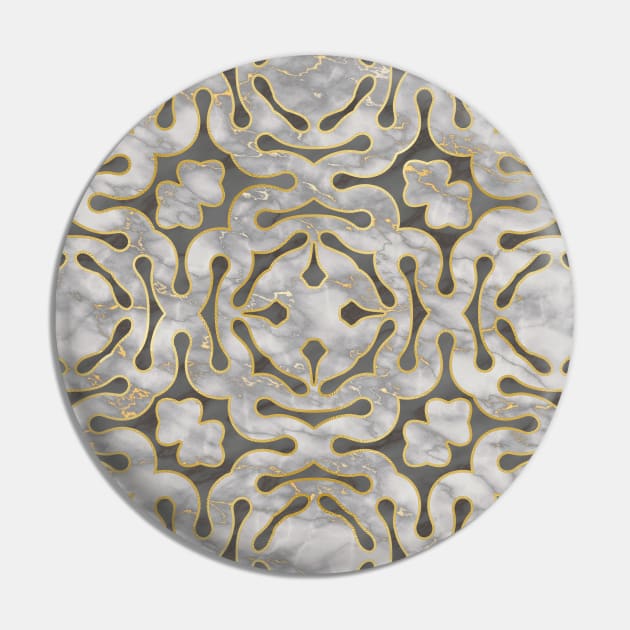 Grey and gold marble mosaic pattern Pin by lents