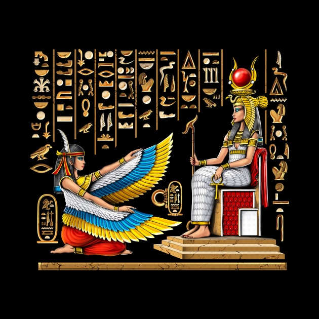 Egyptian Goddess Maat Isis by underheaven