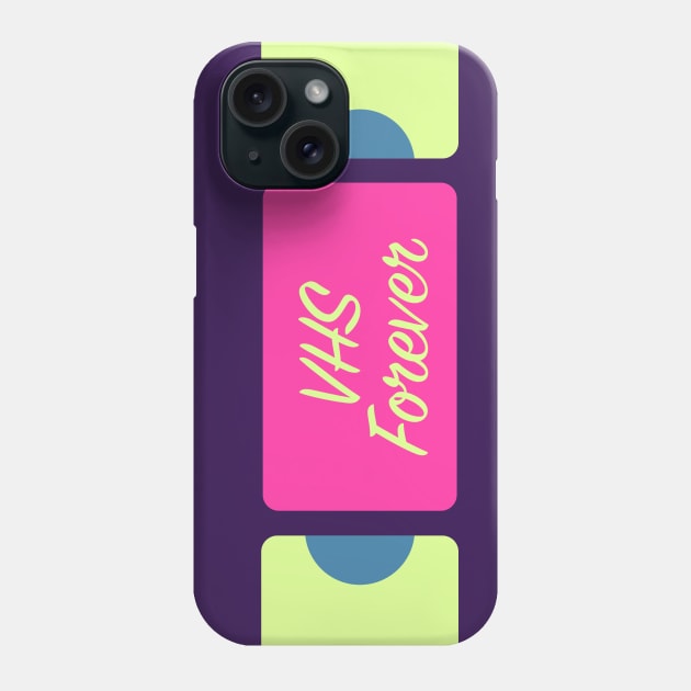 VHS Forever Phone Case by nickbeta