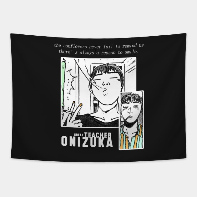 Great Teacher Onizuka ''SUNFLOWER'' V1 Manga Anime Tapestry by riventis66