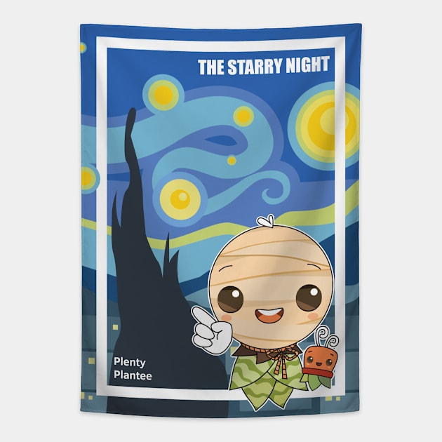 Arty-Plantee The Starry Night Tapestry by Plenty Plantee