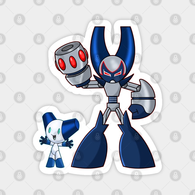 Robotboy Sticker Magnet for Sale by Amane27