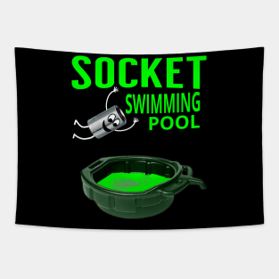 Socket Swimming Pool Tuner Mechanic Car Lover Enthusiast Funny Gift Idea Tapestry