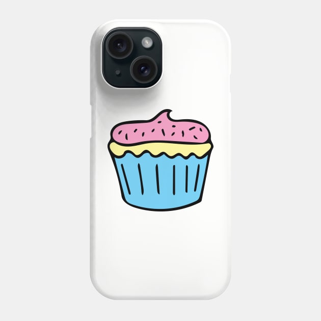 cupcake Phone Case by mikeyrioux33