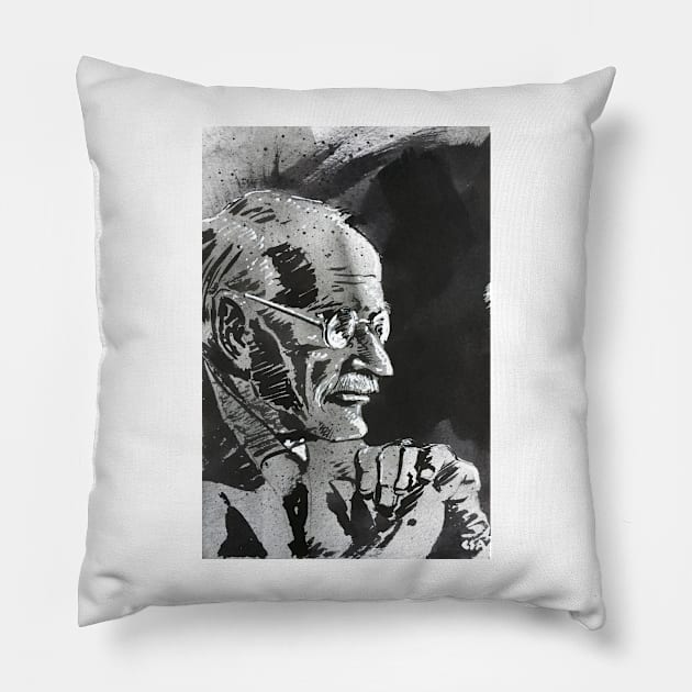 Carl Jung Pillow by MasterpieceArt