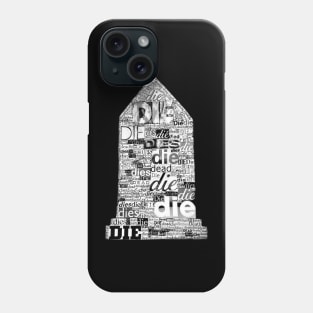 Seeing Death in Everything Tombstone Phone Case