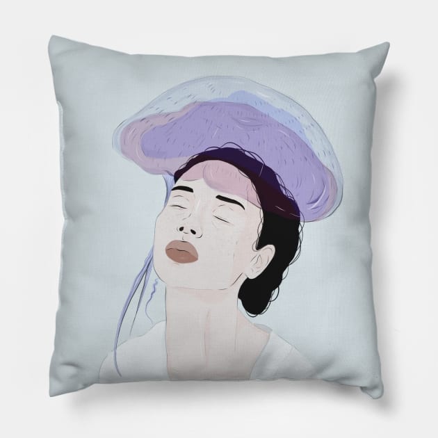 Overthinking Pillow by DemoNero