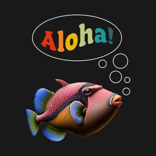 Aloha Humuhumunukunukuapua'a Hawaiian Reef Triggerfish T-Shirt