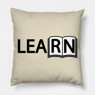 Learn artistic typography design Pillow