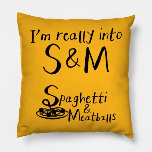 Spaghetti & Meatballs Pillow