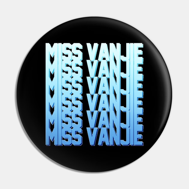 Miss Vanjie! (10) - Ocean Blue Gradient (Blue 2) Pin by mareescatharsis