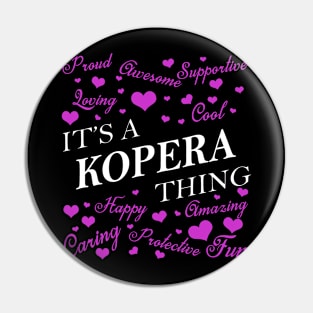 It's a KOPERA Thing Pin