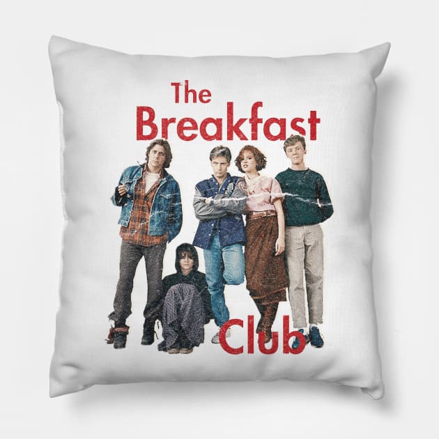 The Breakfast Club Grunge Retro 80s Pillow by Magic Topeng