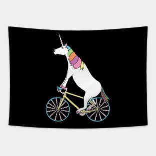 Unicorn Riding Bike With Unicorn Horn Spoked Wheel- Tapestry