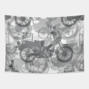 Postie Bike Camo in Arctic White Tapestry