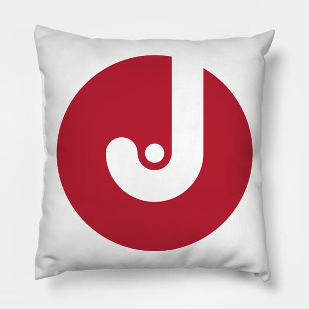 J Logo Pillow by JayMar