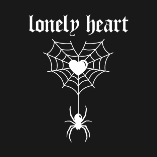 Lonely heart into web (white) T-Shirt