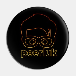 Peerluk Logo Black/Yellow Pin