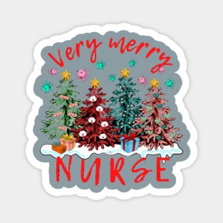 Very Merry Nurse Magnet