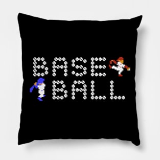 Pixel Baseball Pillow