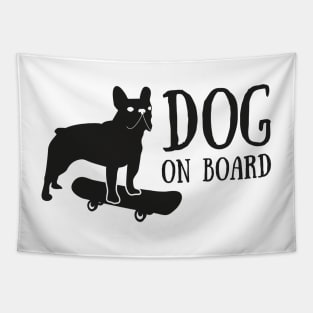 bulldog on board Tapestry