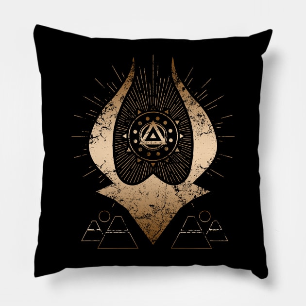 MTG - Nicol Bolas Logo - Magic The Gathering Pillow by GeekMachine