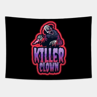 Killer Psycho Clown Tapestry