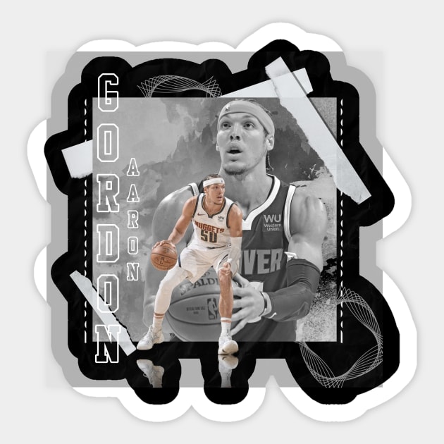 Aaron Gordon Basketball Paper Poster Nuggets 5
