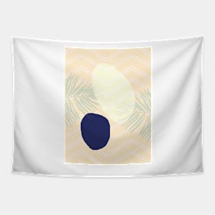 Soft Pastel Palms Deco Tapestry