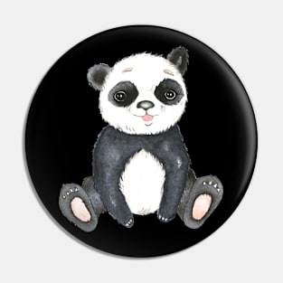 Smiley baby panda Pin