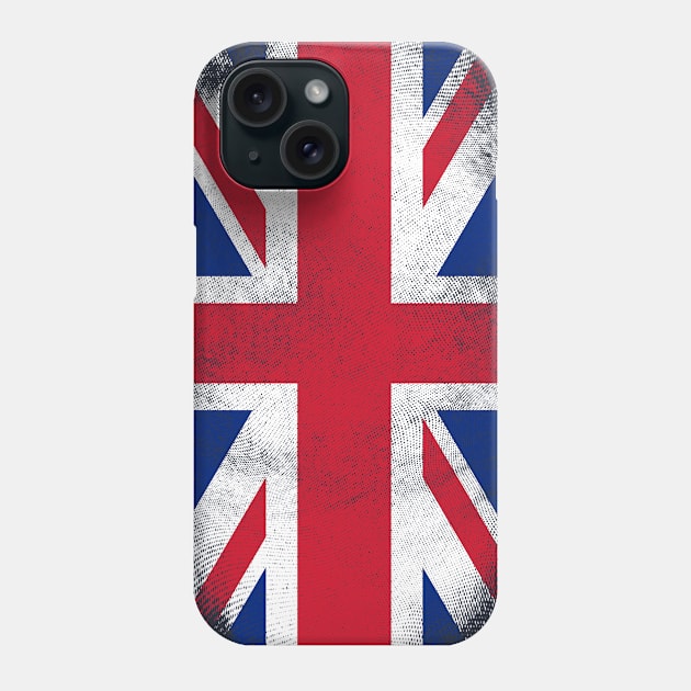 Britain Flag Souvenir - Distressed British Design Phone Case by Family Heritage Gifts