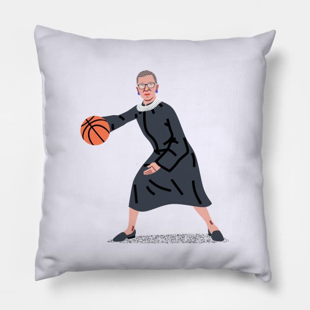 Balling Ruth Pillow by Elad Shagrir