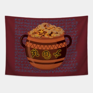 Baybayin word Ginto (Gold) Tapestry