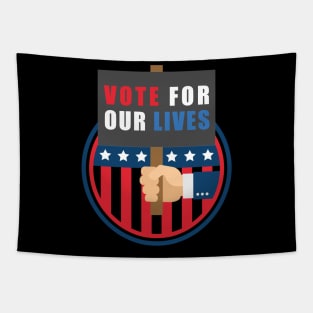 Vote For Our Lives Tapestry