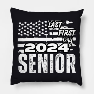 Last First Day Senior 2024 Back To school Pillow