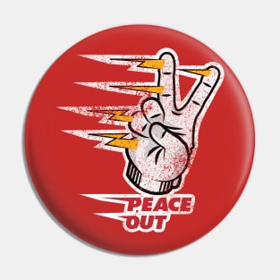 Peace out! Pin