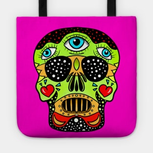 Candy skull 3 Tote