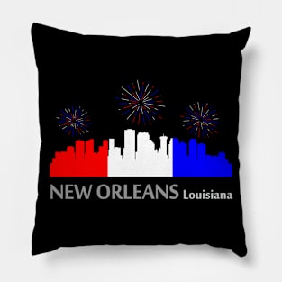 New Orleans: A Star-Spangled Spectacle Pillow