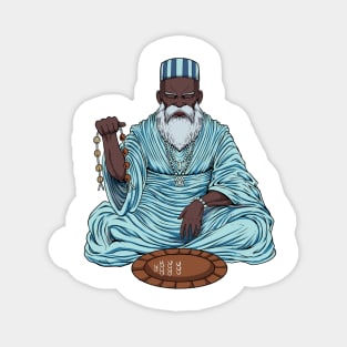 God of Yoruba religion - Orunmila Magnet