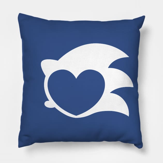 Hedgehog Heart Pillow by JPenfieldDesigns